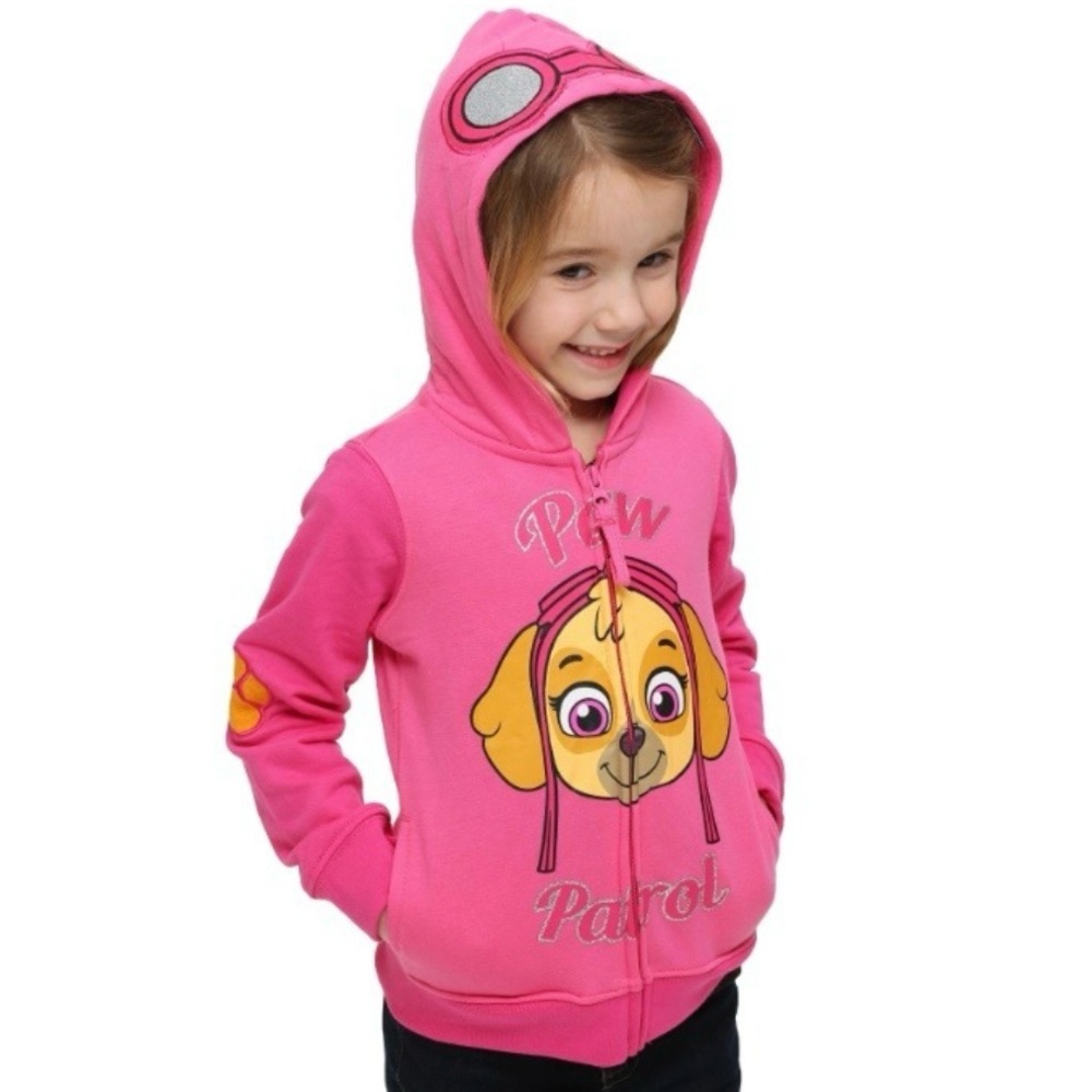 🐾 Paw Patrol Skye zip hoodie sweatshirt
